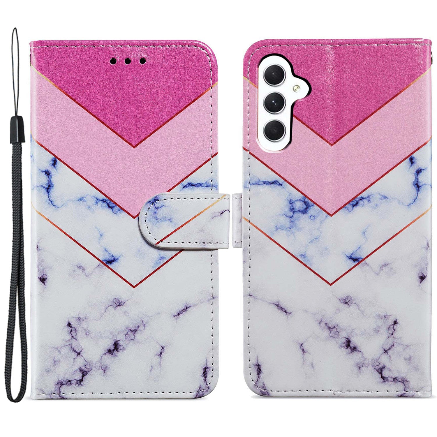 Pro Samsung Galaxy A05s 4G peněženkové pouzdro PU kožený kryt na telefon s potiskem Pro Samsung Galaxy A05s 4G peněženkové pouzdro PU kožený kryt na telefon s potiskem